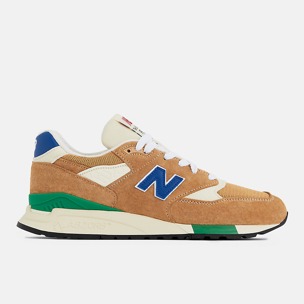 New Balance Made in USA 998 Shoes Orange with Royal